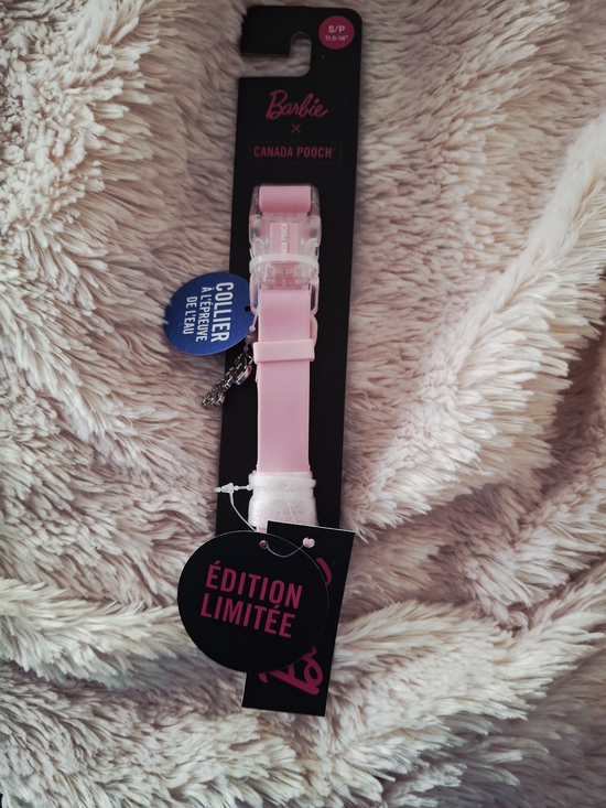 Canada Pooch Other - NWT Barbie x Canada Pooch Pink Ltd Edition Dog Collar. Neck 11.5 to 14 Inch